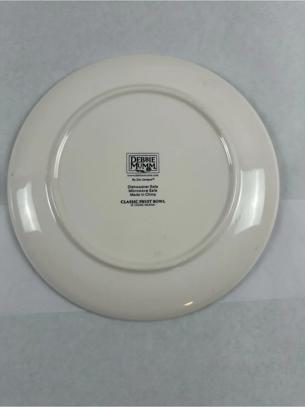 Debbie Mumm Classic Fruit Bowl Ceramic Salad Plates